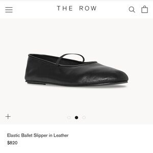 THE ROW (NWOT) Elastic Leather Ballet Slipper / Flats - EU 39.5